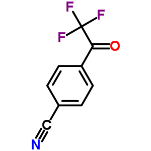4-(2,2,2-三氟乙酰基)苯甲腈结构式_23516-85-0结构式