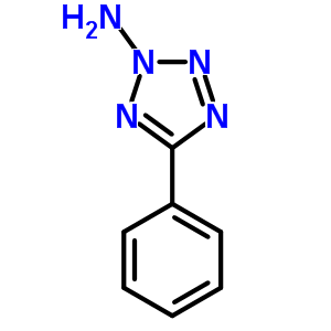 5-苯基-2H-四唑-2-胺结构式_23579-47-7结构式