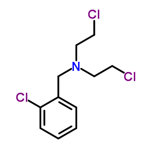 2-氯-N,N-双(2-氯乙基)-苯甲胺结构式_2361-61-7结构式
