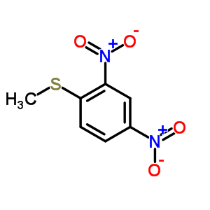 1-(甲基硫代)-2,4-二硝基-苯结构式_2363-23-7结构式