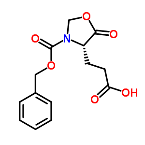 (S)-(+)-3-(苄氧基羰基)-5-氧代-4-噁唑啉丙酸结构式_23632-67-9结构式 (S)-(+)-3-(苄氧基羰基)-5-氧代-4-噁唑啉丙酸结构式_23632-67-9结构式