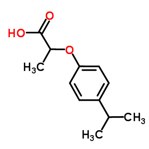 2-(4-异丙基苯氧基)丙酸结构式_237412-04-3结构式