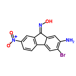 2-氨基-3-溴-7-硝基-, 肟9H-芴-9-酮结构式_23818-30-6结构式