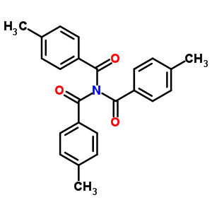 4-甲基-N,N-双(4-甲基苯甲酰基)-苯甲酰胺结构式_23825-29-8结构式