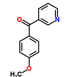 (4-甲氧基苯基)(吡啶-3-基)甲酮结构式_23826-71-3结构式
