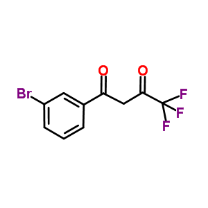 1-(3-溴苯基)-4,4,4-三氟-1,3-丁二酮结构式_23975-64-6结构式