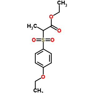 2-[(4-乙氧基苯基)磺酰基]-丙酸乙酯结构式_239797-09-2结构式