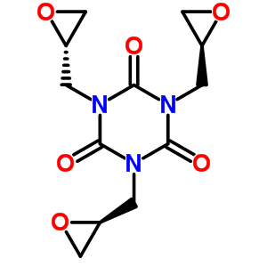 异氰尿(S,S,S)酸三缩水甘油酯结构式_240408-81-5结构式
