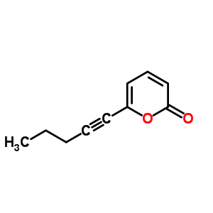 6-(1-戊炔-1-基)-2H-吡喃-2-酮结构式_24203-77-8结构式