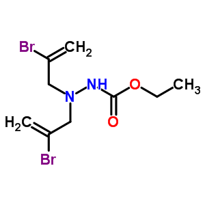 Hydrazinecarboxylicacid, 2,2-bis(2-bromo-2-propen-1-yl)-, ethyl esterStructure,24423-59-4Structure Hydrazinecarboxylicacid, 2,2-bis(2-bromo-2-propen-1-yl)-, ethyl ester Structure,24423-59-4Structure