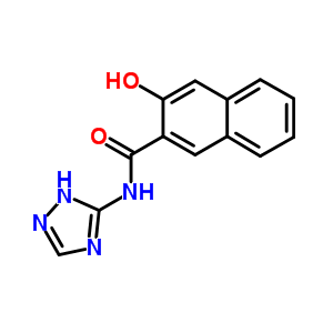 3-羟基-N-1H-1,2,4-噻唑-5-基-2-萘羧酰胺结构式_24445-29-2结构式