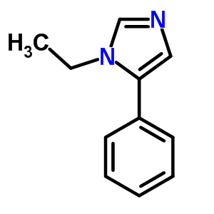 1-乙基-5-苯基咪唑结构式_24463-50-1结构式
