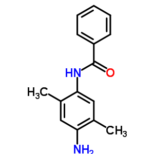n-(4-氨基-2,5-二甲基苯基)-苯甲酰胺结构式_24552-70-3结构式