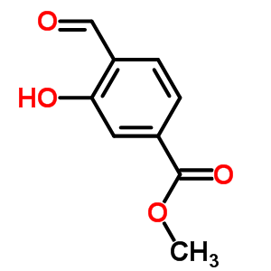 4-羰基甲氧基水杨醛结构式_24589-98-8结构式