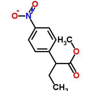 2-(4-硝基苯基)丁酸甲酯结构式_24646-25-1结构式