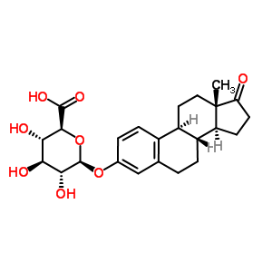 雌酮-3-O-β-D-葡糖苷酸结构式_2479-90-5结构式