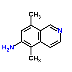 5,8-二甲基-6-异喹啉胺结构式_24843-31-0结构式