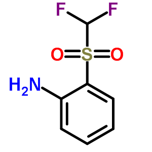 2-[(二氟甲基)磺酰基]苯胺盐酸盐结构式_24906-75-0结构式