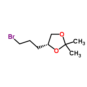 (R)-4,5-异亚丙基-1-溴戊烷结构式_251998-53-5结构式
