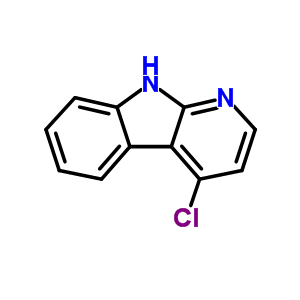 4-氯alpha-咔啉结构式_25208-32-6结构式