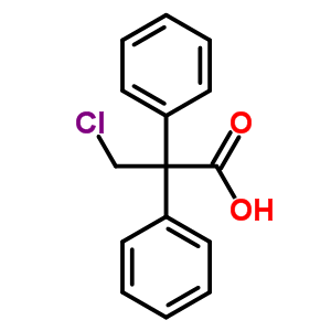 3-氯-2,2-二苯基-丙酸结构式_25209-42-1结构式