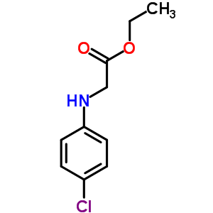 2-(4-氯苯胺)乙酸乙酯结构式_2521-89-3结构式