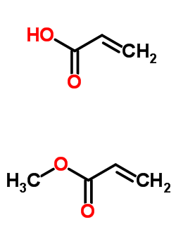 2-丙烯酸与2-丙烯酸甲酯的聚合物结构式_25302-81-2结构式