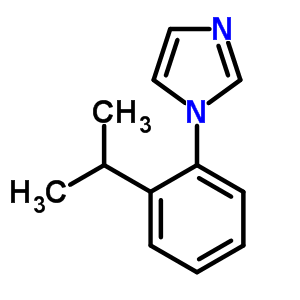 1-(2-异丙基苯基)-1H-咪唑结构式_25364-40-3结构式