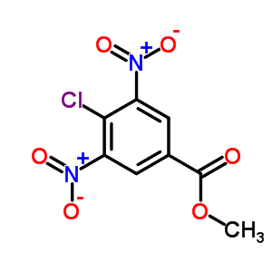 4-氯-3,5-二硝基苯甲酸甲酯结构式_2552-45-6结构式