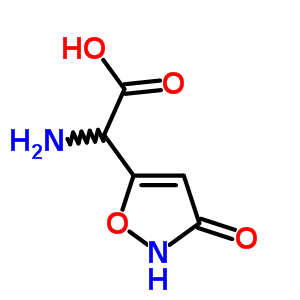 鹅膏氨酸结构式_2552-55-8结构式