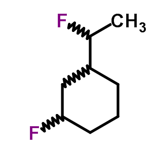 1-氟-3-(1-氟乙基)-环己烷结构式_2556-95-8结构式