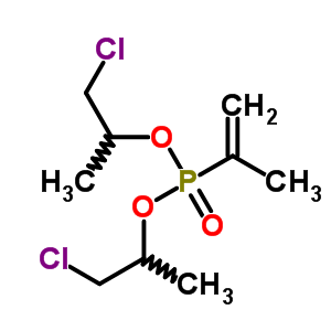 (9CI)-(1-甲基乙烯)-磷酸 双(2-氯-1-甲基乙基)酯结构式_25598-37-2结构式
