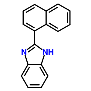 2-(1-萘)-1H-苯并咪唑结构式_2562-81-4结构式