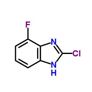 2-氯-4-氟-(9ci)-1H-苯并咪唑结构式_256519-11-6结构式