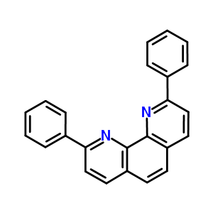 2,9-二苯基-1,10-邻二氮杂菲结构式_25677-69-4结构式