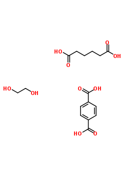 1,4-苯二甲酸与 1,2-乙二醇和己二酸聚合物结构式_25748-37-2结构式