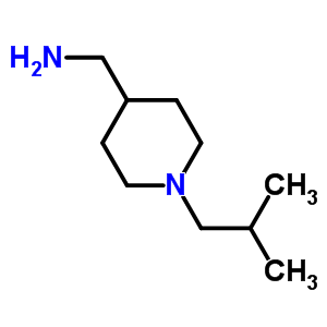(1-异丁基-4-哌啶基)甲胺结构式_258345-24-3结构式