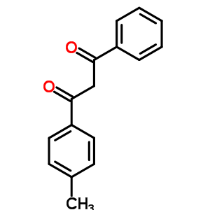 1-(4-甲基苯基)-3-苯基-1,3-丙烷二酮结构式_25855-99-6结构式