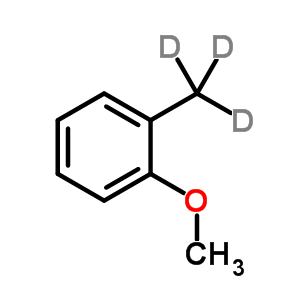 邻甲基苯甲醚-D3结构式_258832-47-2结构式