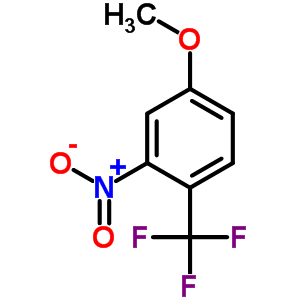 4-甲氧基-2-硝基三氟甲苯结构式_25889-37-6结构式