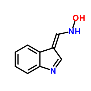 1H-吲哚-3-羧醛肟结构式_2592-05-4结构式