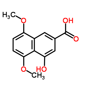 4-羟基-5,8-二甲氧基-2-萘羧酸结构式_25936-86-1结构式