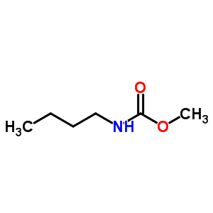 n-n-丁基氨基甲酸甲酯结构式_2594-21-0结构式