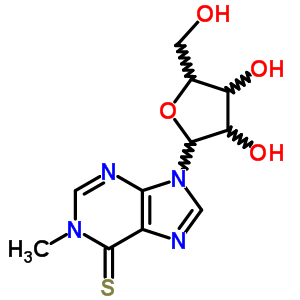(9CI)-1-甲基-6-硫代-肌苷结构式_26001-41-2结构式