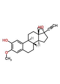 2-羟基炔雌醇甲醚结构式_26011-40-5结构式