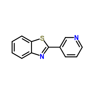 (9ci)-2-(3-吡啶)-苯并噻唑结构式_2612-72-8结构式