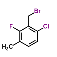 2-氟-3-甲基-6-氯苄溴结构式_261762-88-3结构式