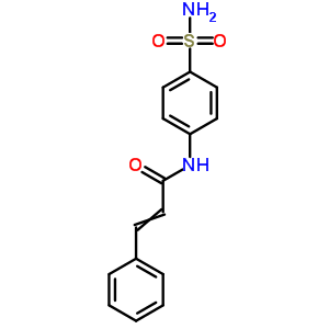 N-[4-(氨基磺酰基)苯基]-3-苯基-2-丙酰胺结构式_2621-98-9结构式