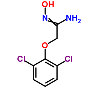 2-(2,6-二氯苯氧基)-n-羟基盐酸乙脒结构式_263016-05-3结构式