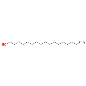 2-(十四基硫代)-乙醇结构式_26535-61-5结构式
